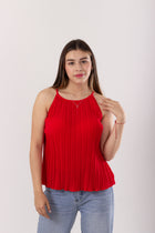 Blusa Básica Plisada