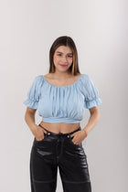 Blusa Cruzada Cintura