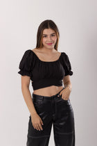 Blusa Cruzada Cintura