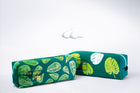 Tropical leaves pencil case