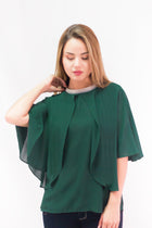 Blusa Manga Sisa Verde