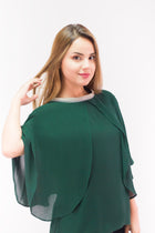 Blusa Manga Sisa Verde