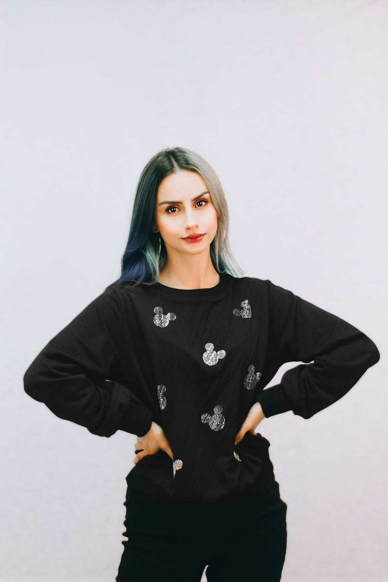 Round neck Mickey Mouse jumpsuit